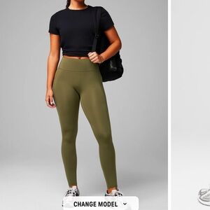Fabletics motion 365 dark green legging